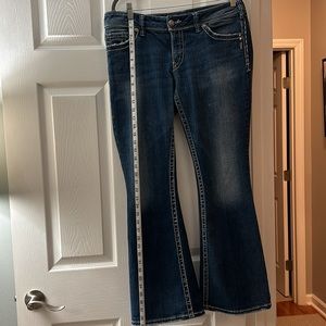 Silver Suki Jeans